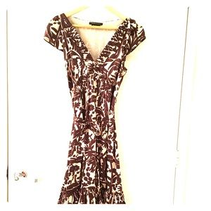 BCBG Floral Midi Dress